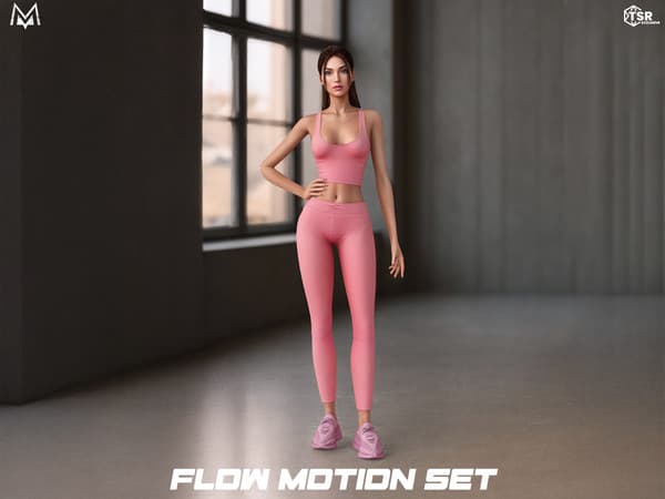 Галерея мода Спортивная одежда Flow Motion Clothes Set #1
